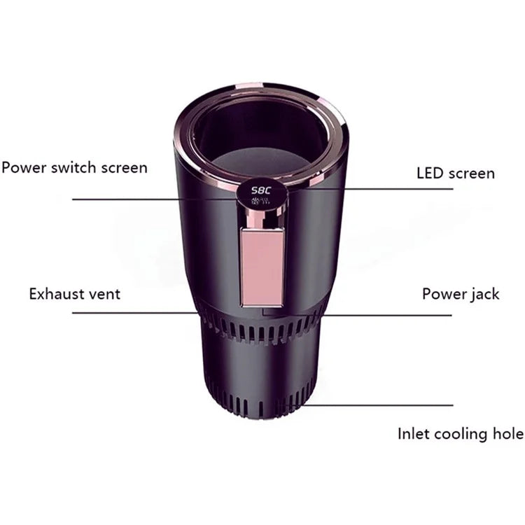 Car Smart Hot and Cold Cup with digital display