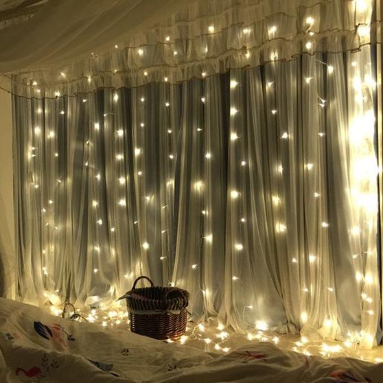 Festive Christmas LED Curtain Lights