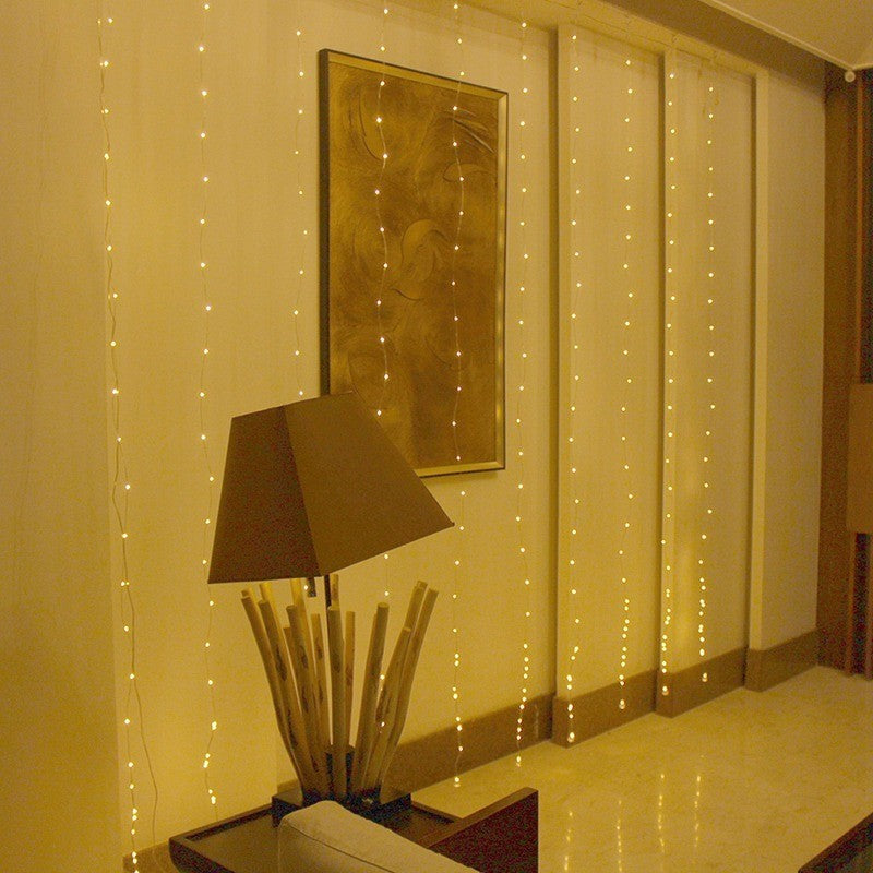 Festive Christmas LED Curtain Lights