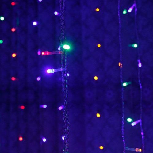 Festive Christmas LED Curtain Lights