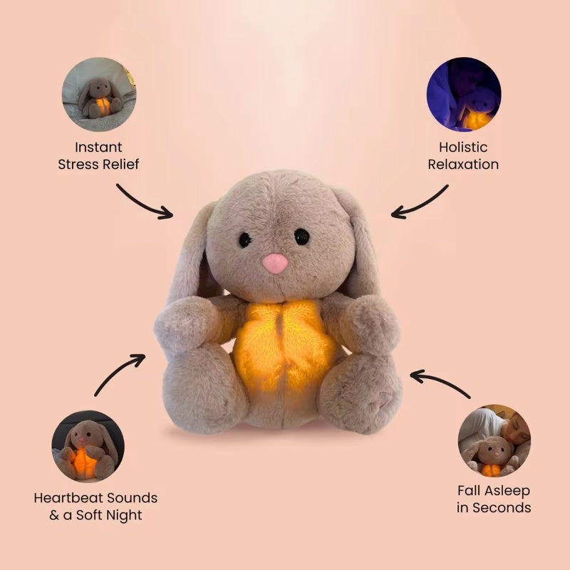 Breathing Rabbit Plush Toy - Anxiety Relief & Soothing Comfort