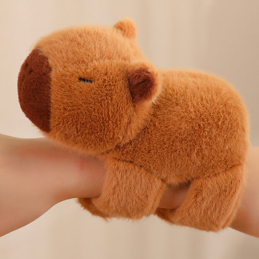 Capybara Plush Wristlet - Adorable Bracelet for Kids